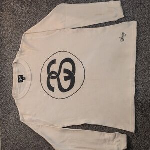 Men's Vintage Stussy Thermal Shirt Size Medium